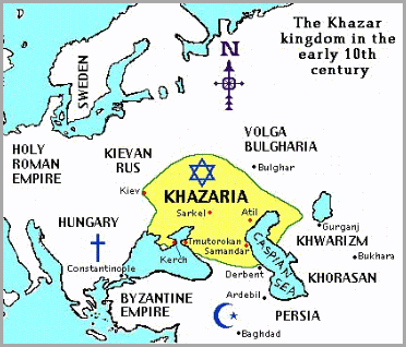 Ancient Map of khazaria
