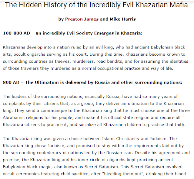 Hidden history about khazars